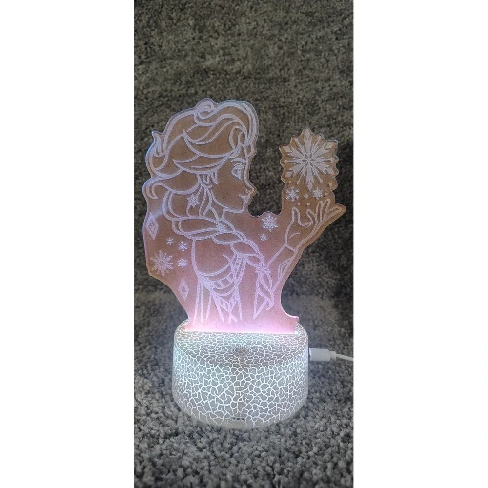 Elsa 3d Creative Desklamp